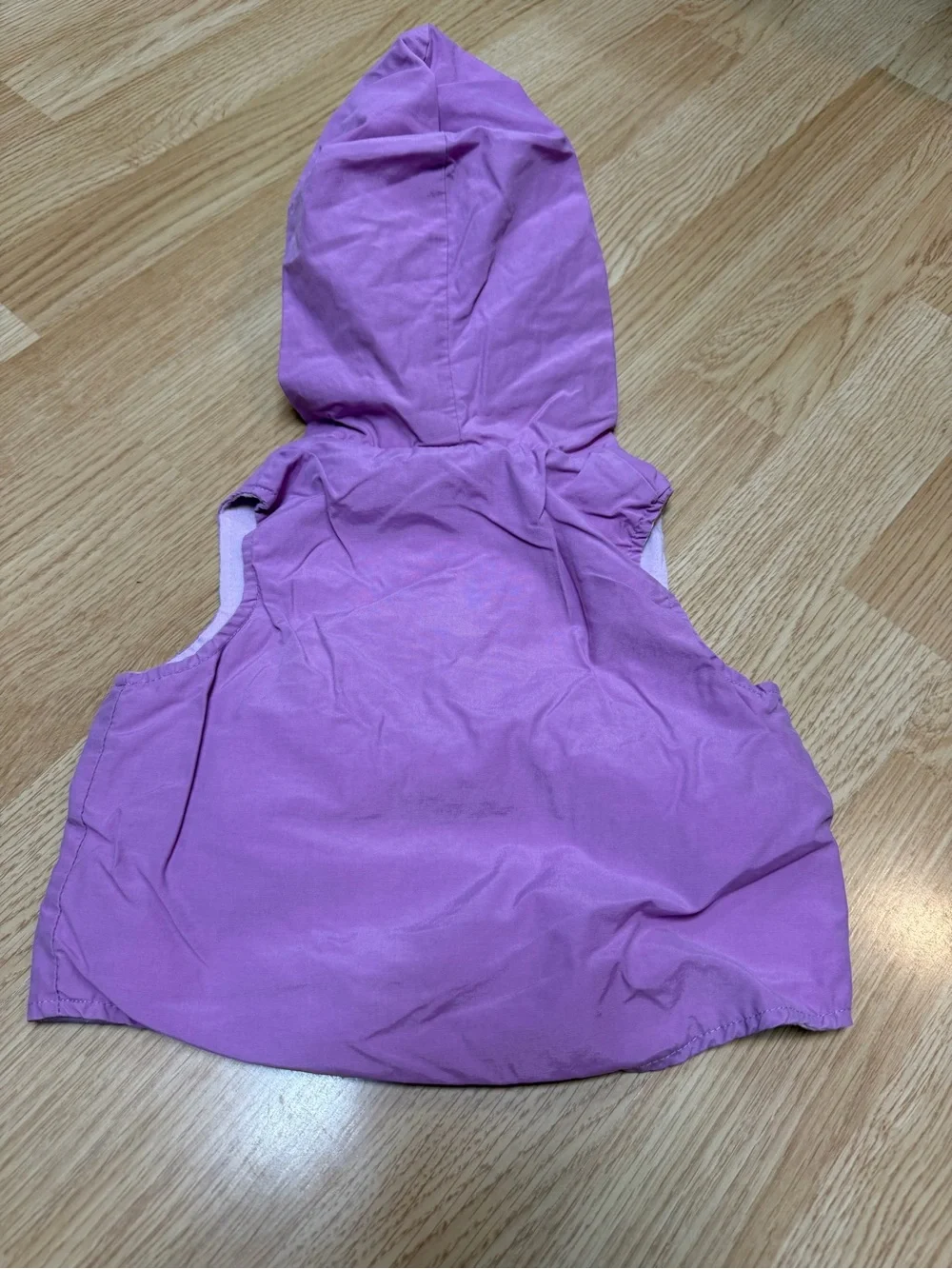 OshKosh B’gosh Pink Hooded Zip Vest Girls 18 Months Lightweight Layer
